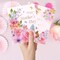 24-Pack Glitter Floral Mother’s Day Cards with Envelopes – Blank Inside Greeting Cards for Mom, Grandmother & Mother-in-Law